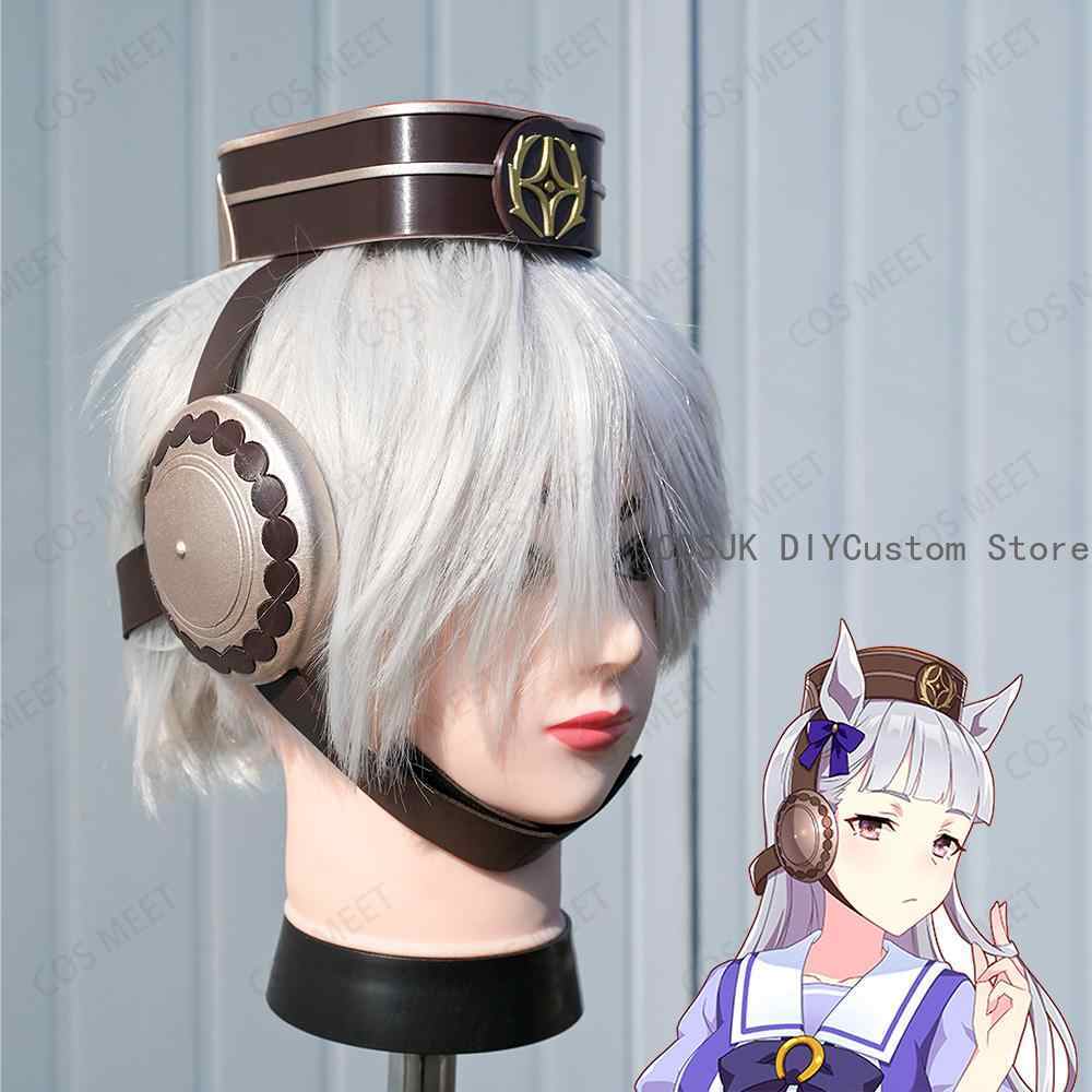 3D Printing Gold - アニメウマ娘プリティーダービーゴールドシップコスプレ帽子ハロウィンカーニバルコンベンション 3D 印刷ヘアアクセサリー小道具