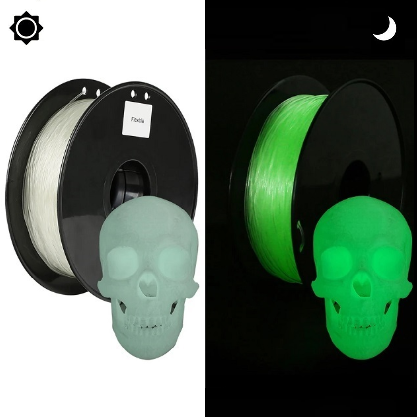 Tpu Flexible Filament - 発光フィラメント柔軟な TPU 1.75 ミリメートル 1 キロ