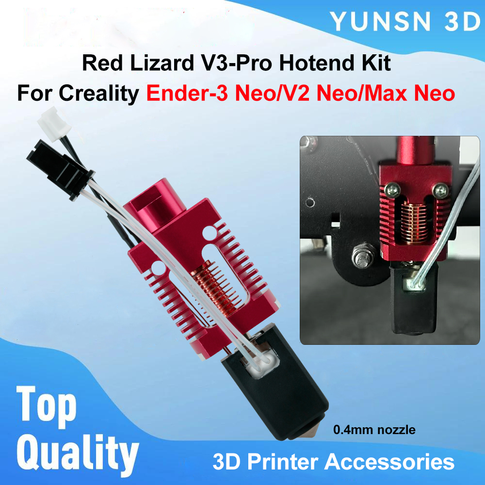 3D Printing Lizard - Creality Ender 3 Neo/V2 Neo/Max Neoアップグレード用ホットエンドキット