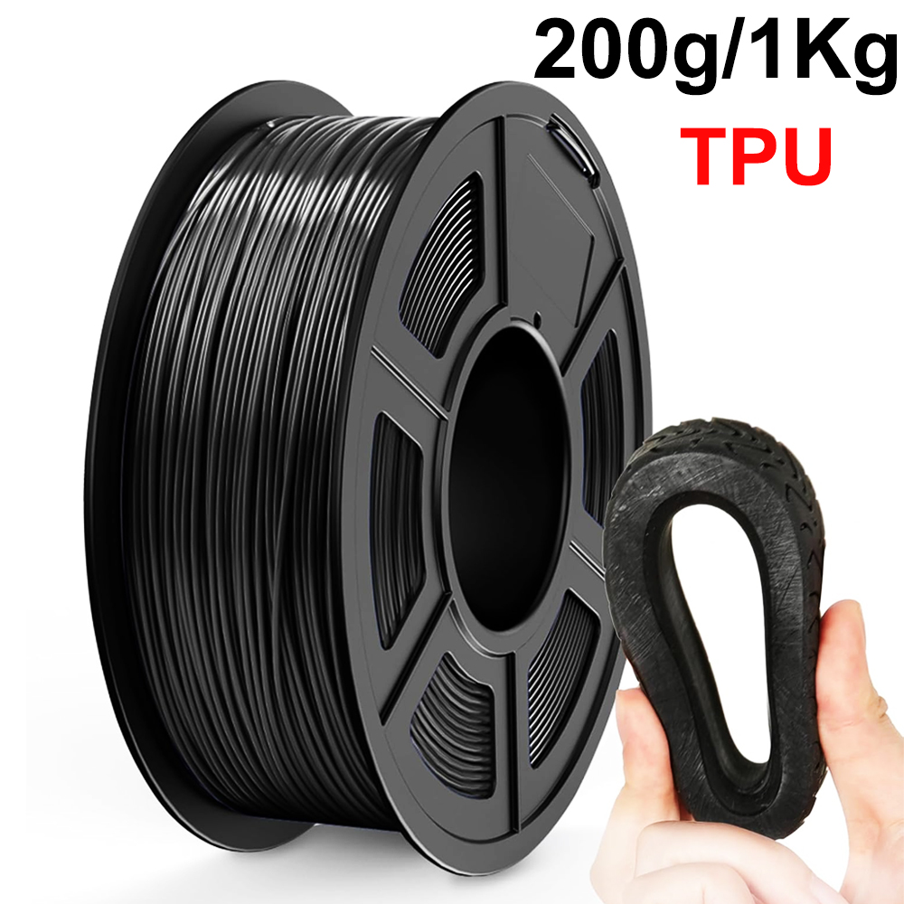 Tpu Flexible Filament - フレキシブルフィラメントTPUブラック3Dプリンターフィラメント250g 500gロール FlexMaterials TPUブラック3D印刷フィラメント1.75mm