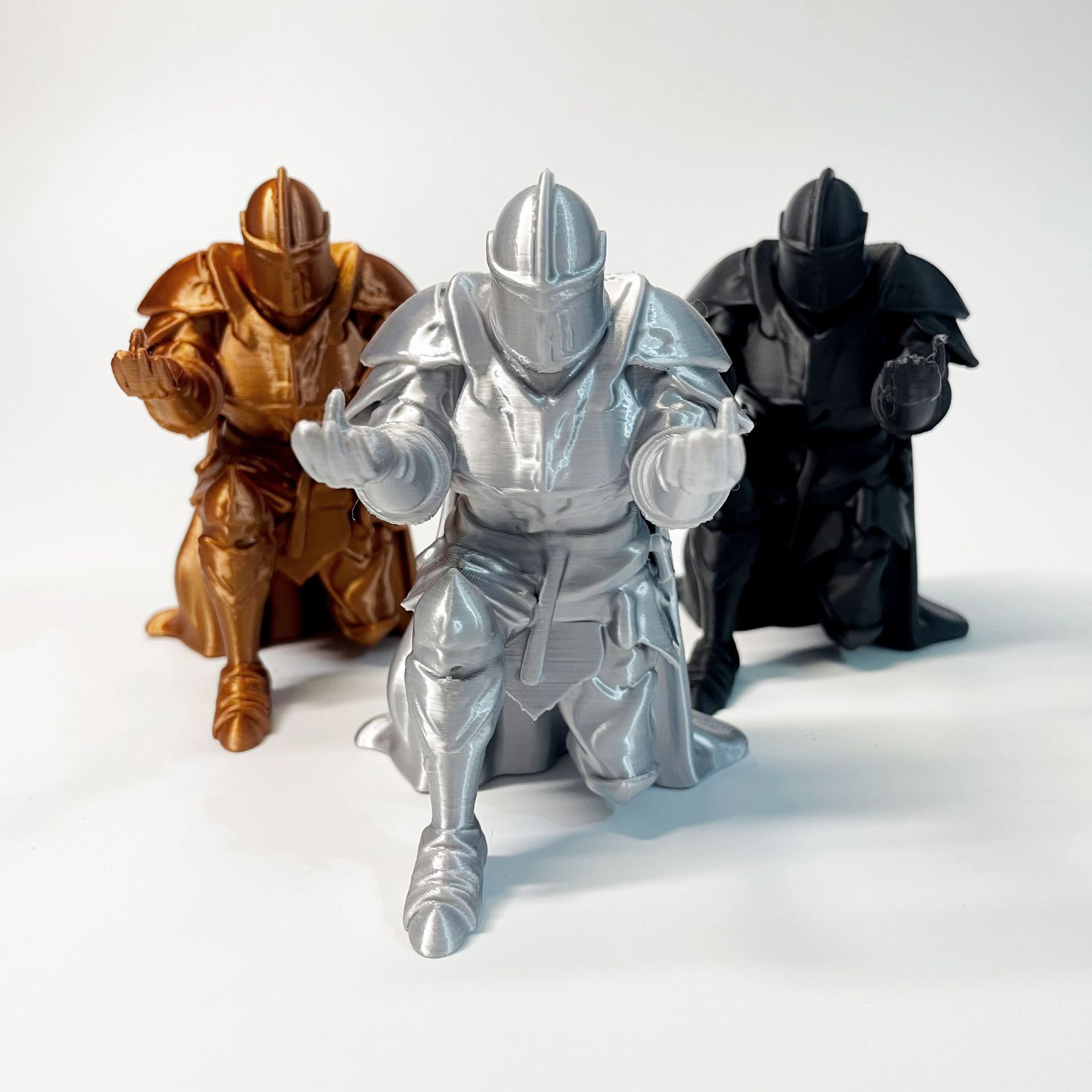 3D Printing Knight Armor - 3Dプリント製エグゼクティブナイトペンホルダー、アーマーヒーローペンホルダー、オフィスデスクトップデコレーションオーナメント