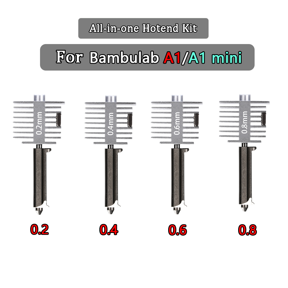 3D Printing Bambu Lab A1 - アップグレードされたホットエンドキット Bamb Lab A1/A1 Mini用 高速ホットエンドアセンブリ