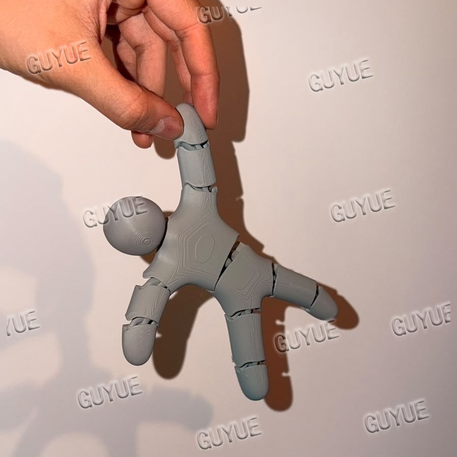3D Printing Gundam - インタラクティブな隠れかくれゲーム用プラスチック3Dプリント製メカカメレオンコンパニオン、ダイナミックな色変化機能付き