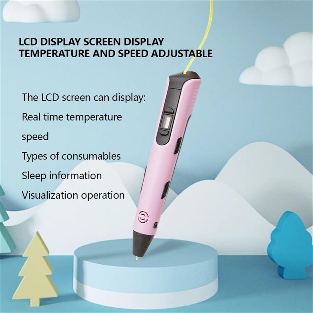 新型3Dプリントペン 1.75mm PLA 子供用3Dペン  - 3D Printing Pen For Kids のレビューと価格