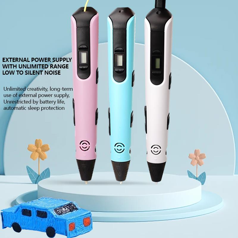 3Dプリントペン 子供用 LCDスクリーン付き タイプCケー - 3D Printing Pen For Kids のレビューと価格