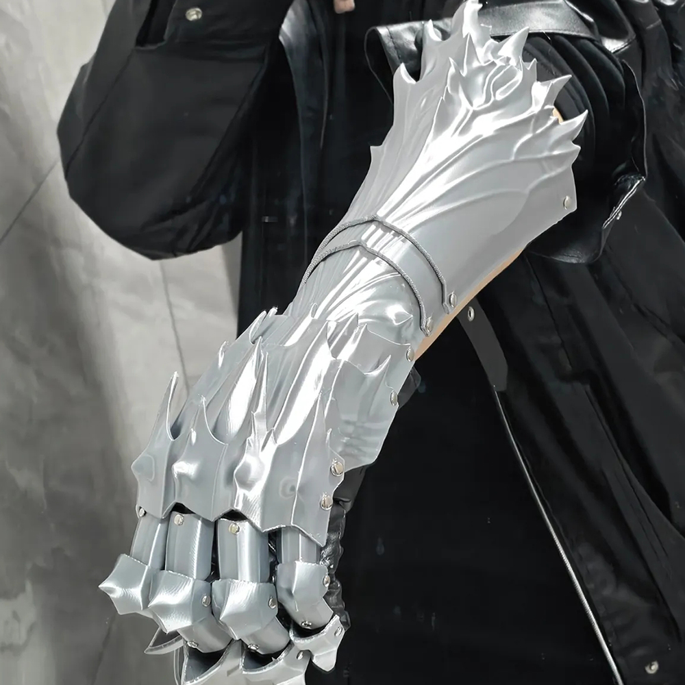 サイバーパンク騎士メカニカルアームアーマーグローブコスプレゴ - 3D Printing Knight Armor のレビューと価格