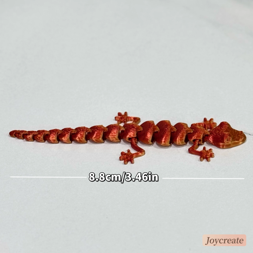 30個セット 3Dプリント可動関節付きトカゲ カラフルでリア - 3D Printing Lizard のレビューと価格