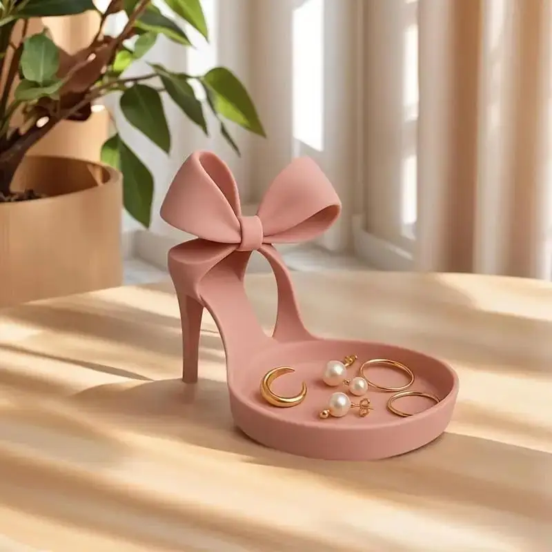 3Dプリントハイヒールジュエリーホルダー - エレガントな靴 - 3D Printing Ring Holder のレビューと価格