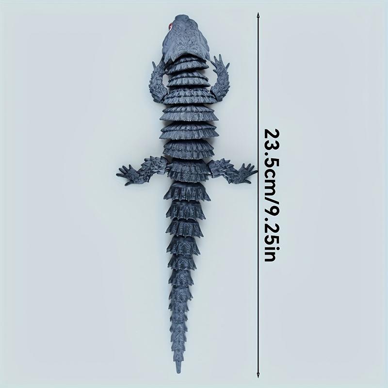 3D プリント結合トカゲ漫画像可動尾飾りデスクトップ子供部屋 - 3D Printing Lizard のレビューと価格