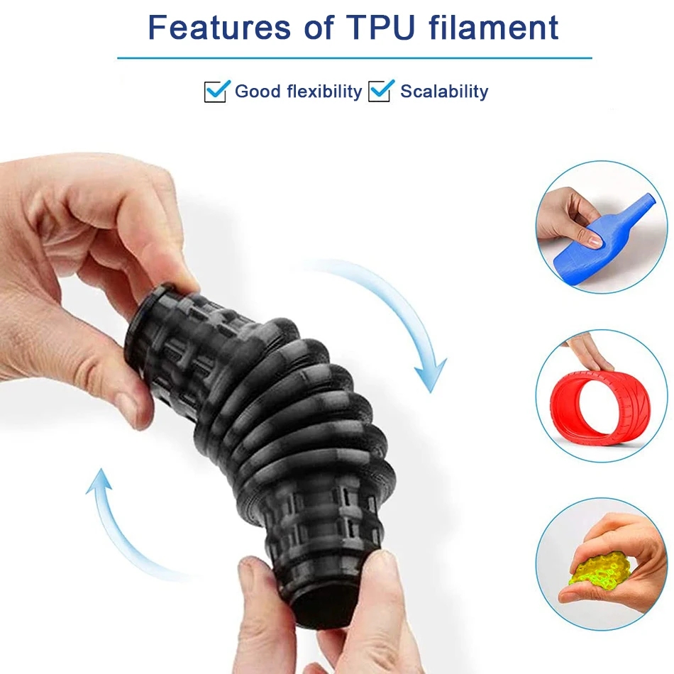 200 グラム柔軟なフィラメント TPU 1.75 ミリメー - Tpu Flexible Filament のレビューと価格