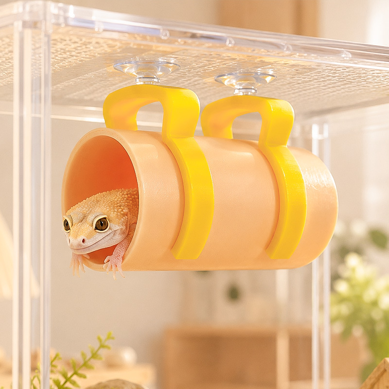 3Dプリントされたトカゲの隠れ家トンネル、吸盤付き爬虫類の洞 - 3D Printing Lizard のレビューと価格
