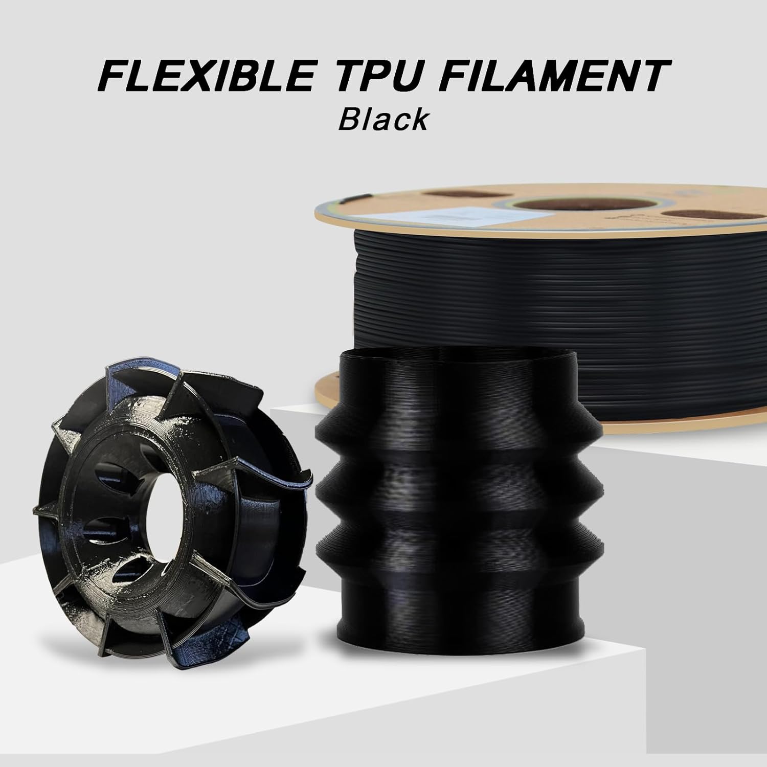 黒色TPUフィラメント 1.75mm フレキシブル3Dプリン - Tpu Flexible Filament のレビューと価格