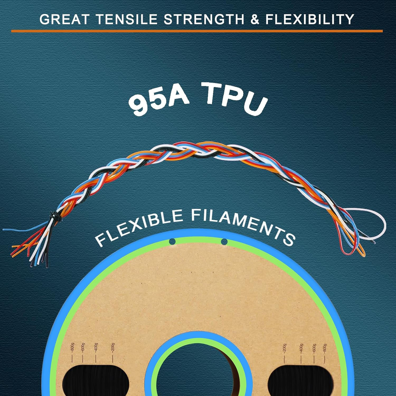 黒色TPUフィラメント 1.75mm フレキシブル3Dプリン - Tpu Flexible Filament のレビューと価格