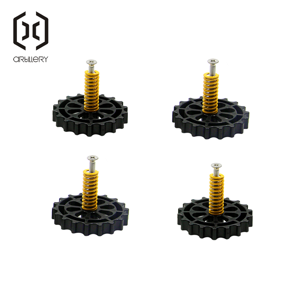 ホットベッドレベリングキット、調整ナットスプリングスクリュー - 3D Printer Bed Spring のレビューと価格