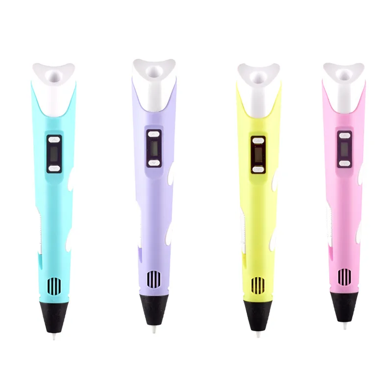 3Dペン DIY 描画ペン LCDスクリーン付き PLAフィ - 3D Printing Pen For Kids のレビューと価格