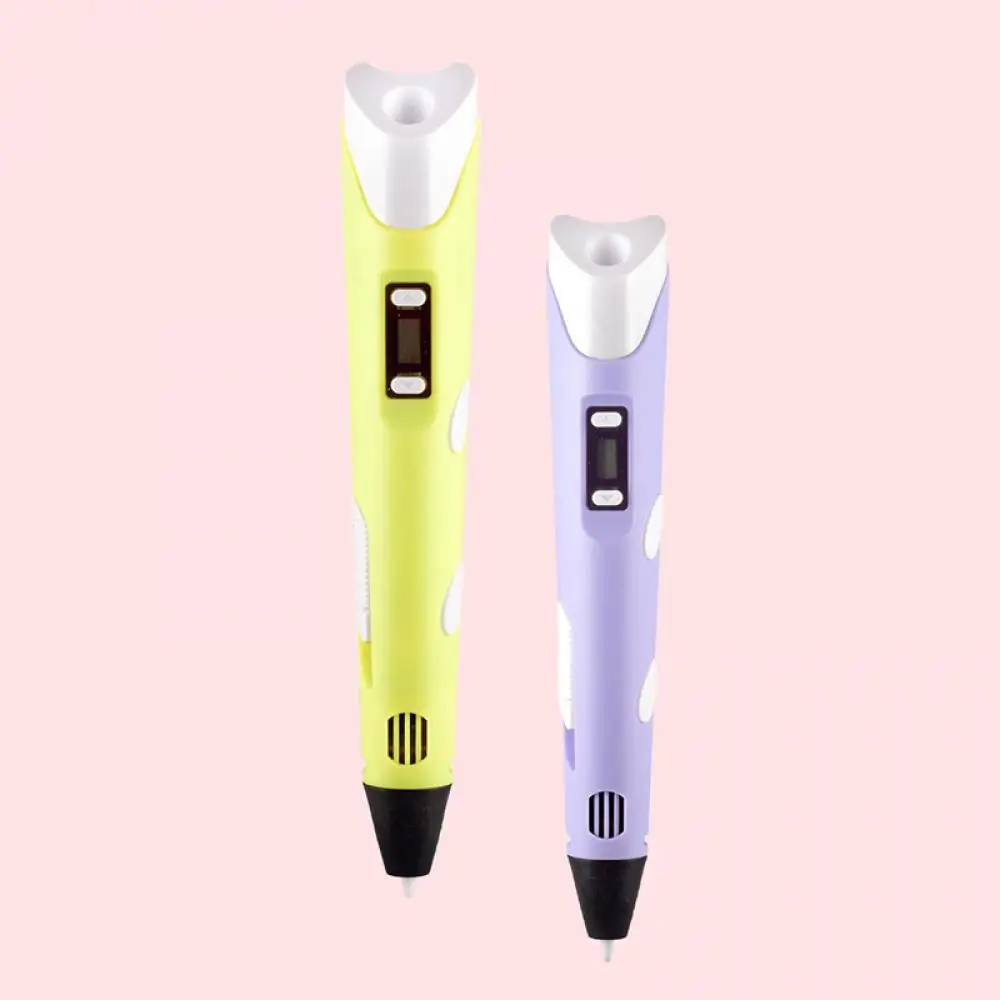 3Dペン DIY 描画ペン LCDスクリーン付き PLAフィ - 3D Printing Pen For Kids のレビューと価格