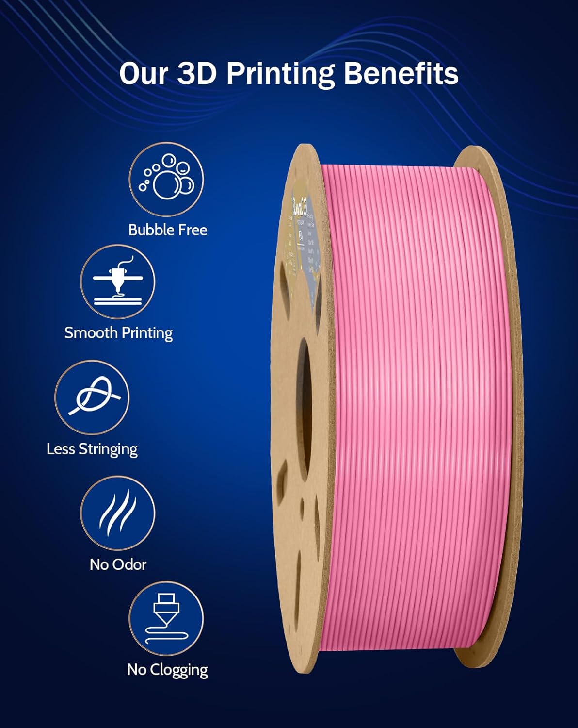 TPUピンク 3Dプリンターフィラメントバンドル 1.75m - Tpu Flexible Filament のレビューと価格