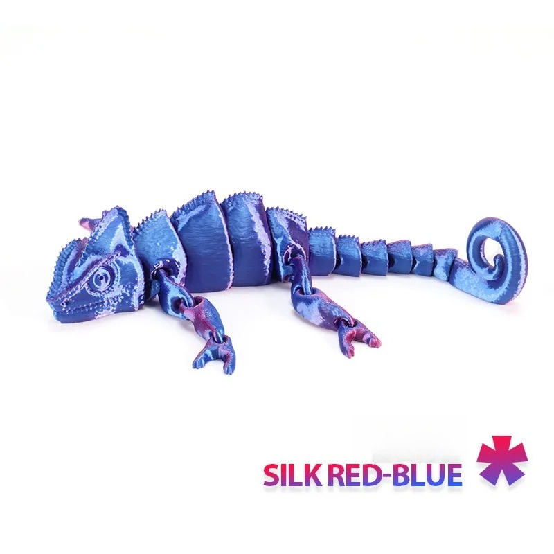 ファッション3Dプリントドラゴンカメレオン多関節可動式ホーム - 3D Printing Lizard のレビューと価格
