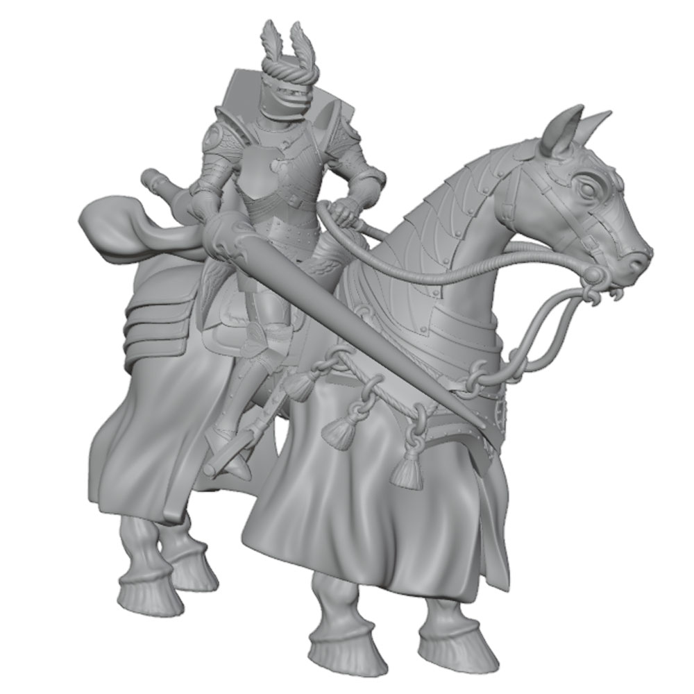 1/24 デスクオーナメント、スタイリッシュな鎧騎士戦馬樹脂 - 3D Printing Knight Armor のレビューと価格