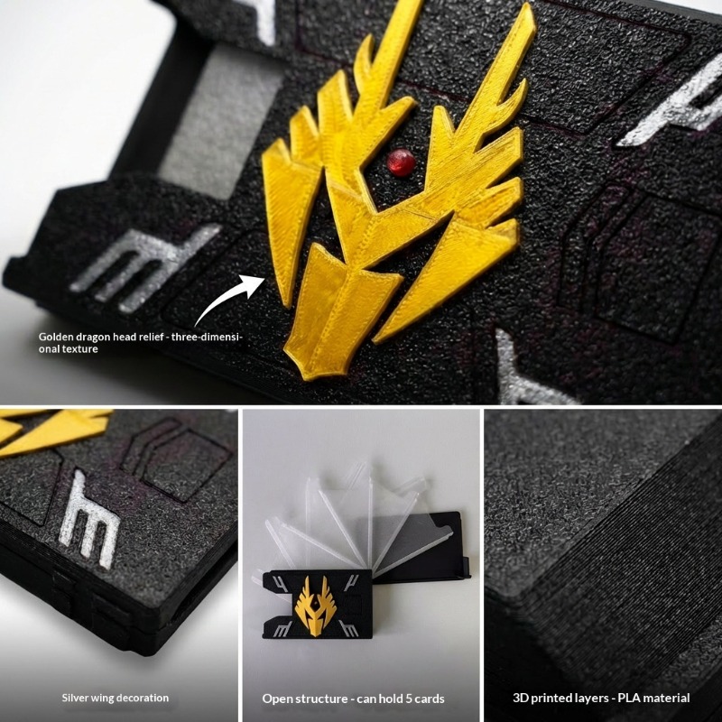 仮面ライダーライク 3D プリントカードホルダー PLA 環 - 3D Printing Gundam のレビューと価格