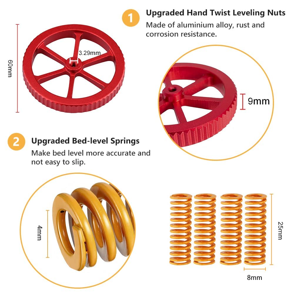 Creality 公式 Ender 3 Pro スプリング  - 3D Printer Bed Spring のレビューと価格