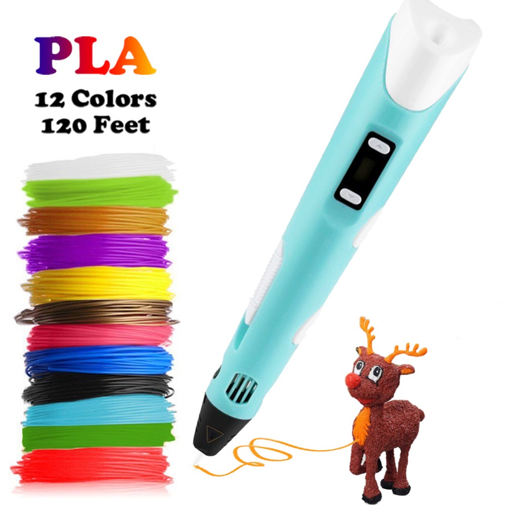 Dikale 3D ペン LED スクリーン DIY 3D  - 3D Printing Pen For Kids のレビューと価格