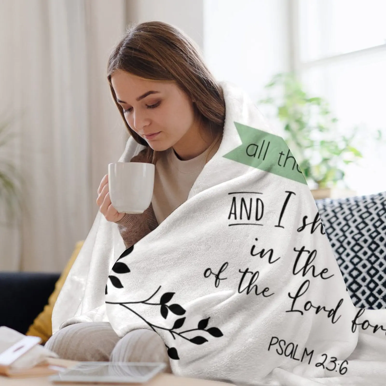 聖書の言葉が入ったスローブランケット あらゆる場面に使える多 - 3D Printing Verse のレビューと価格