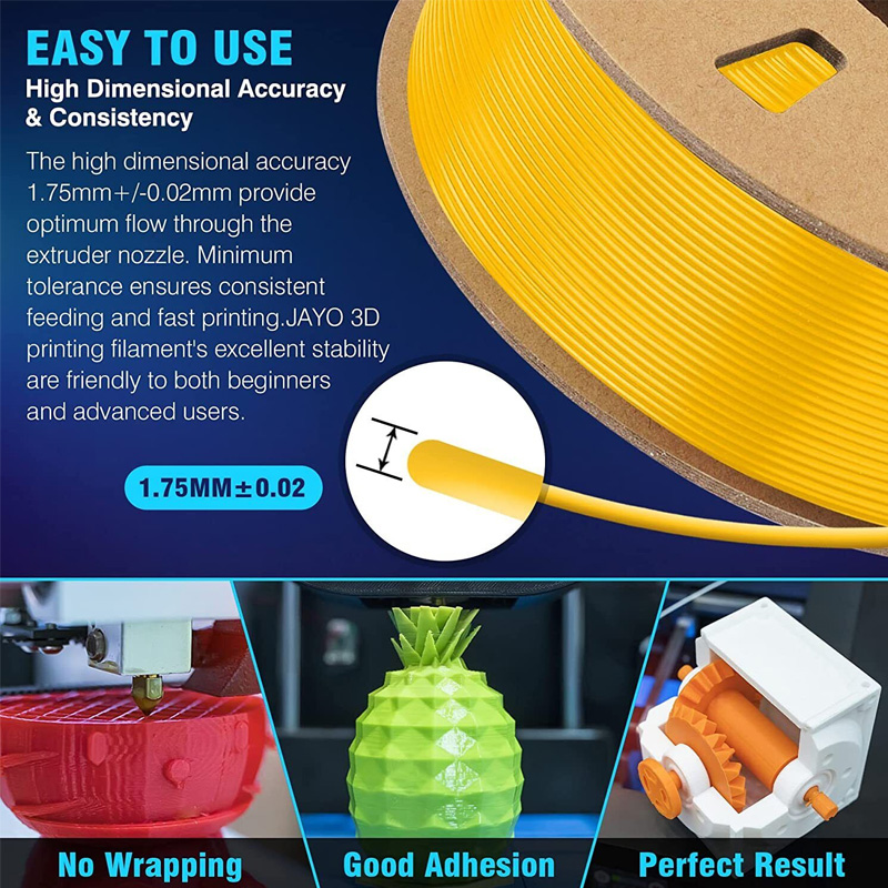Jayo-3Dプリンター用のフィラメント,pura/petg - Tpu Flexible Filament のレビューと価格