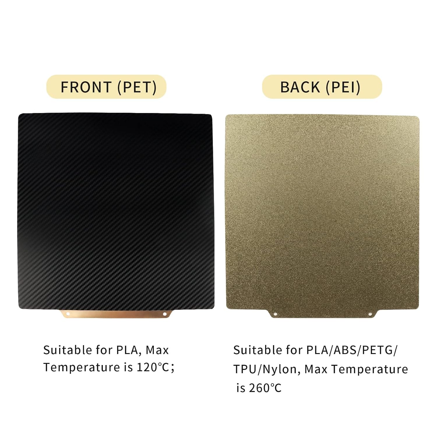 SV01/SV02 PEO PEIビルドプレート 300x2 - 3D Printer Bed Spring のレビューと価格