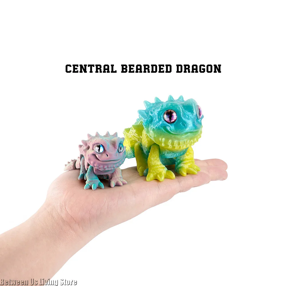 3D 印刷おもちゃモデルたてがみライオントカゲ多関節活動 3 - 3D Printing Lizard のレビューと価格