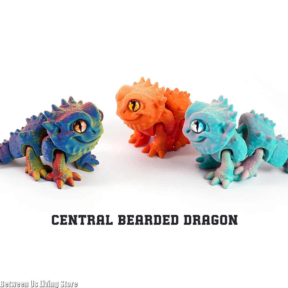 3D 印刷おもちゃモデルたてがみライオントカゲ多関節活動 3 - 3D Printing Lizard のレビューと価格