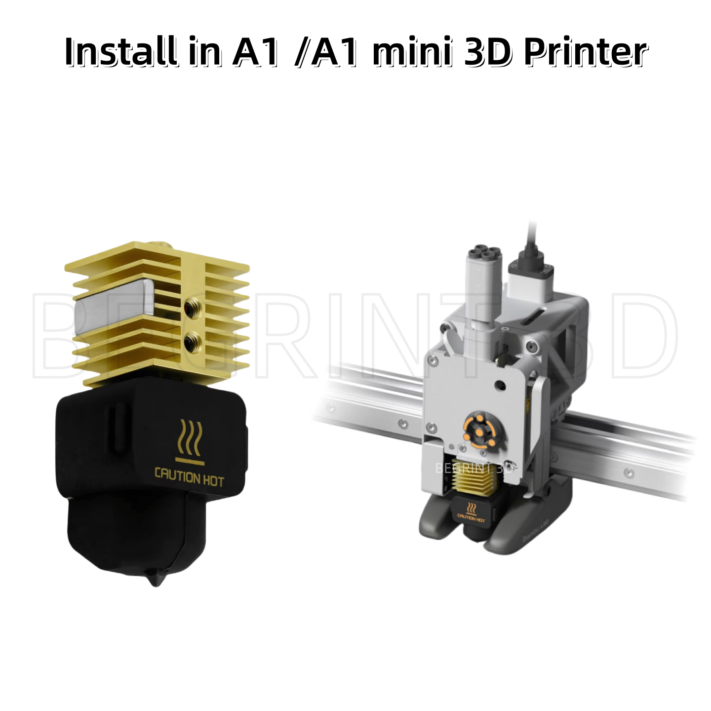 Bambu Lab A1 mini用新型ホットエンド組み立て - 3D Printing Bambu Lab A1 のレビューと価格