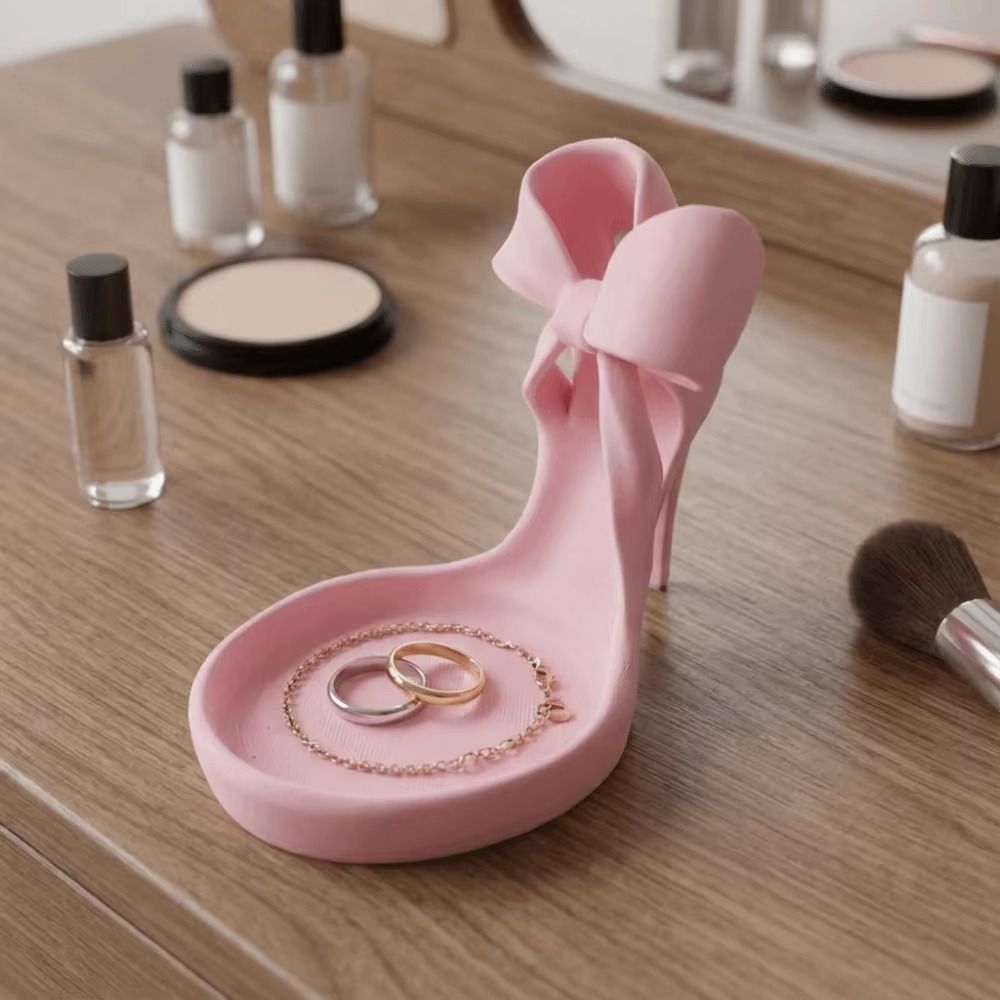 ポータブル3Dプリントハイヒールジュエリートレイミニ靴型リン - 3D Printing Ring Holder のレビューと価格