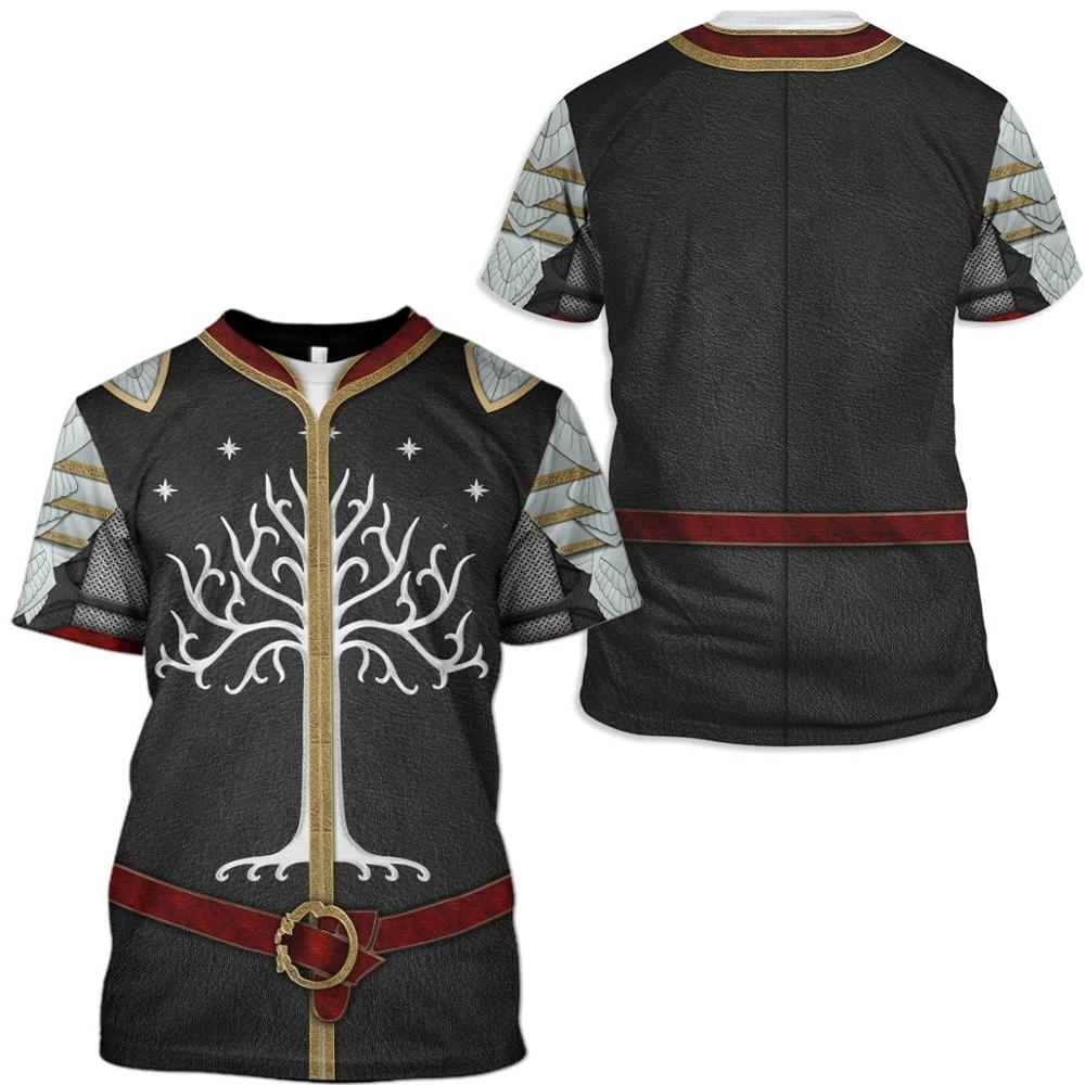 騎士鎧3D tシャツシャツ騎士団原宿ファッション半袖シャツ夏 - 3D Printing Knight Armor のレビューと価格