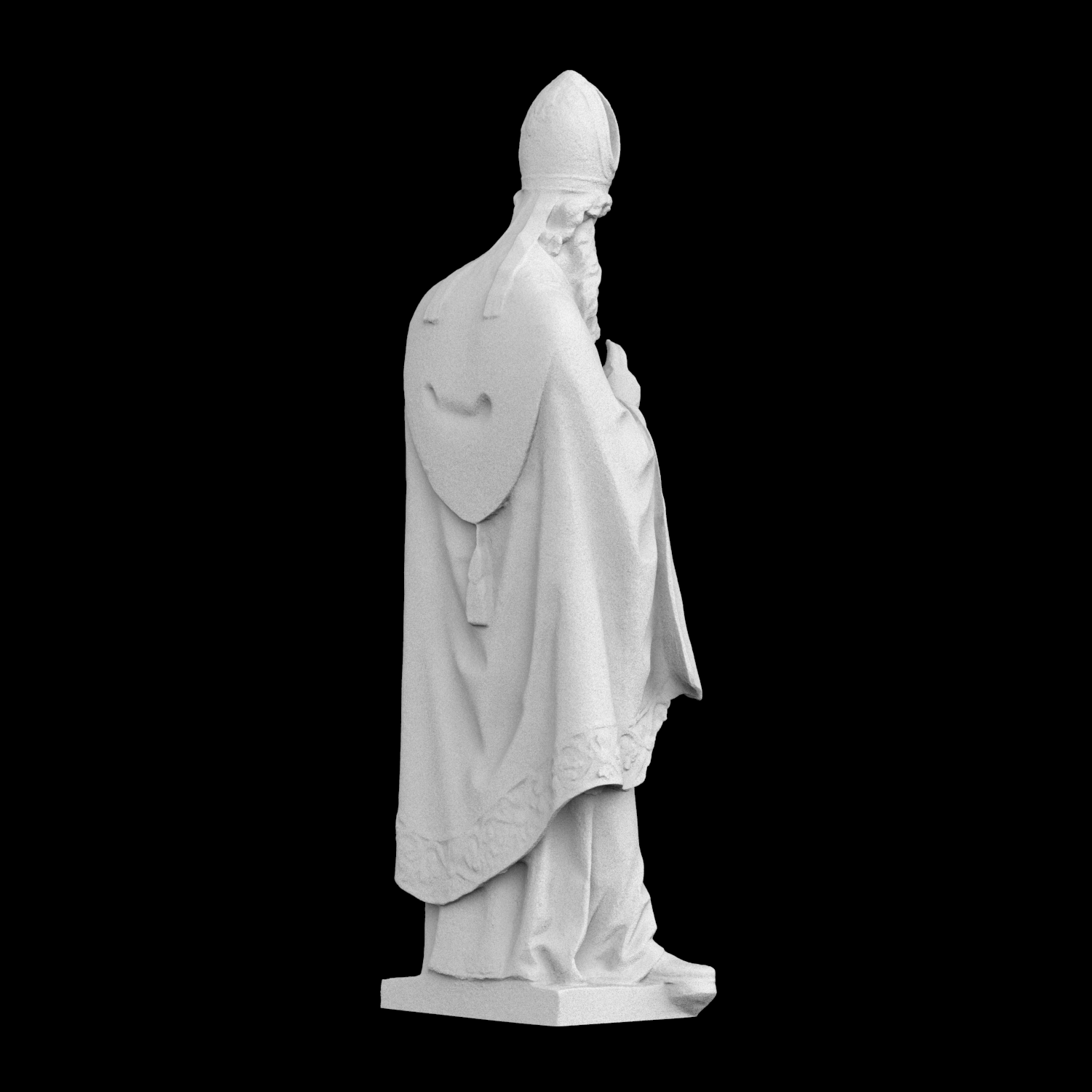 「聖ウルリッヒ像」彫刻、3Dプリント樹脂素材、手描き、石膏の - 3D Printing Resin のレビューと価格
