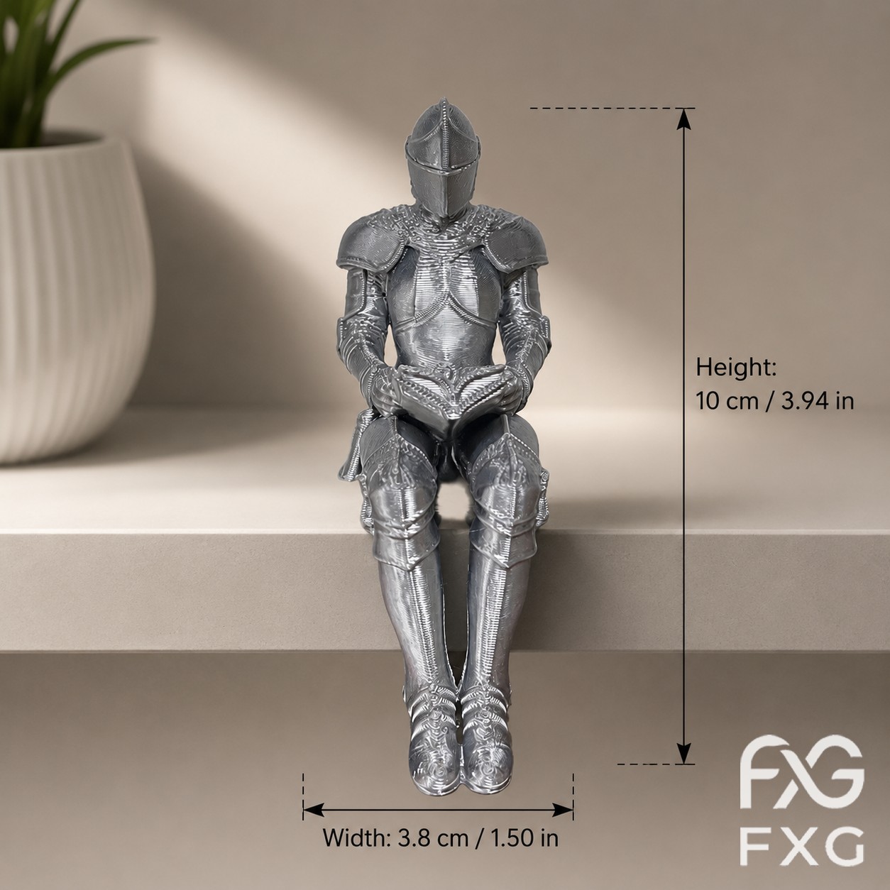 騎士読書カップルフィギュアセット、中世の鎧を着た騎士像2体（ - 3D Printing Knight Armor のレビューと価格